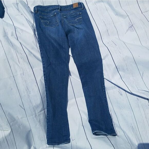 American Eagle skinny jeans 4 medium wash - Picture 2 of 5